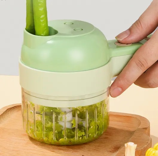 4 in 1 Handheld Electric Vegetable Slicer Set - عرض التفاصيل 7