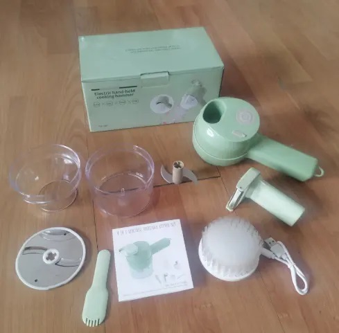 4 in 1 Handheld Electric Vegetable Slicer Set - عرض التفاصيل 10