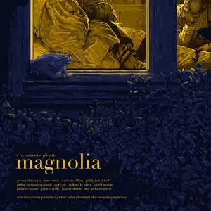 Illustration of a poster for Magnolia.. Illustration by Ella Geida, Figurative, 