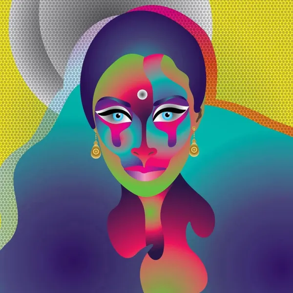 Graphic illustration of Donyale Luna