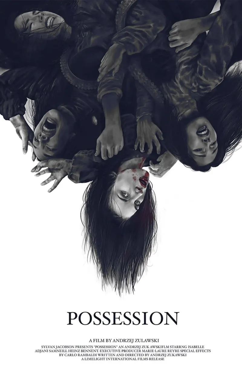 Illustration of a poster for Possession. Illustration by Ella Geida, Conceptual, Figurative, 