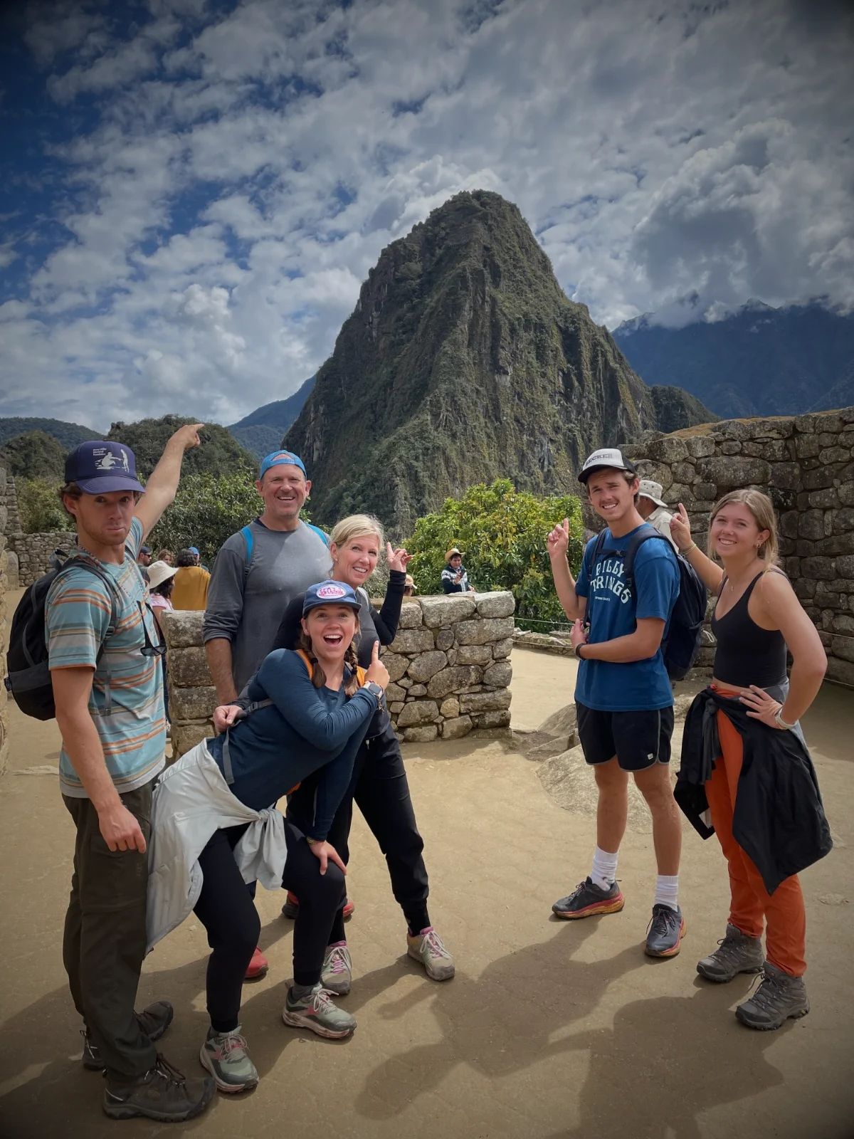 Family exploring Cusco together