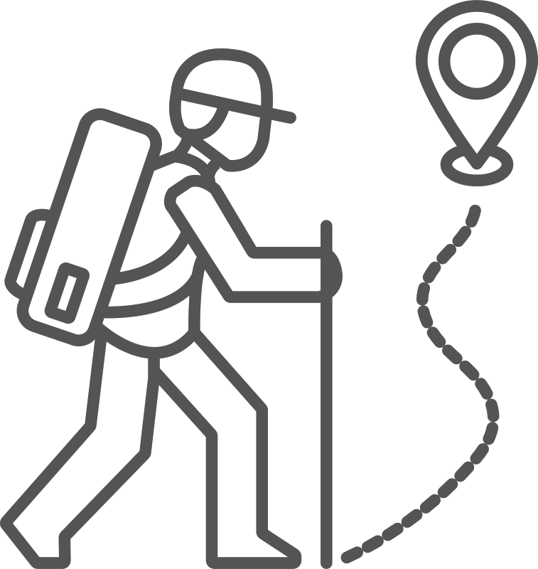 Hiker icon