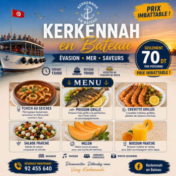 Kerkennah en bateau