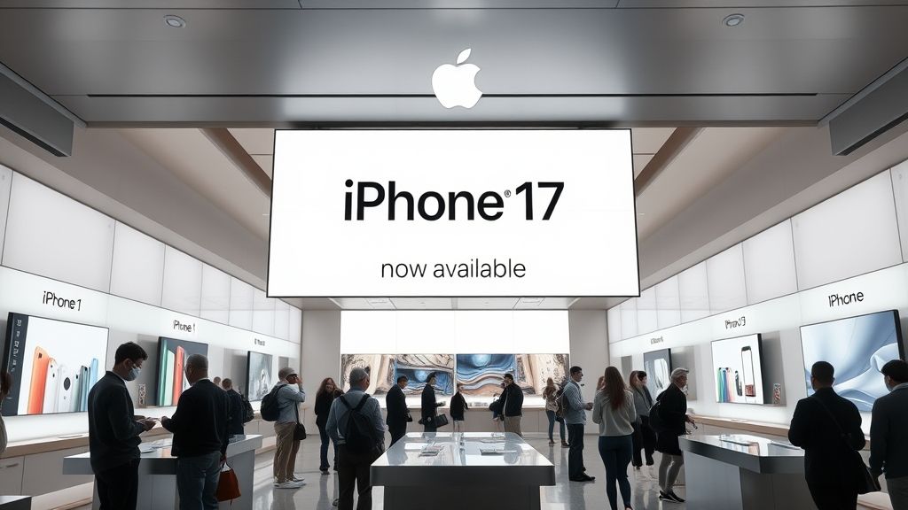 iPhone 17 Hits Stores: Early Demand Lifts Apple, Spurs Supplier Ramp