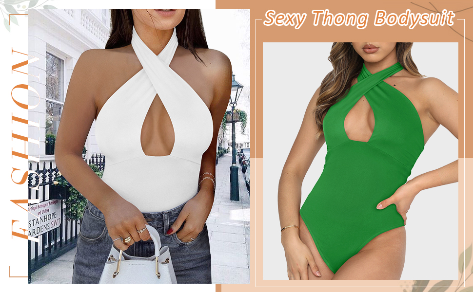 Hot Neck Women Summer Bodysuit  Cross Strap Beach Bodysuits - Backless  Bodysuit - Aliexpress