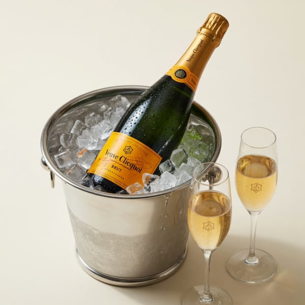 Bottle of champagne on arrival