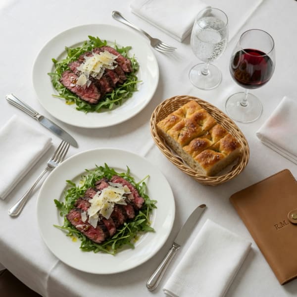Business lunch set menu
