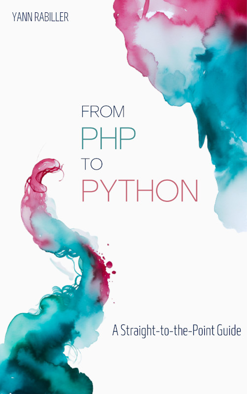 The cover of my book From PHP to Python