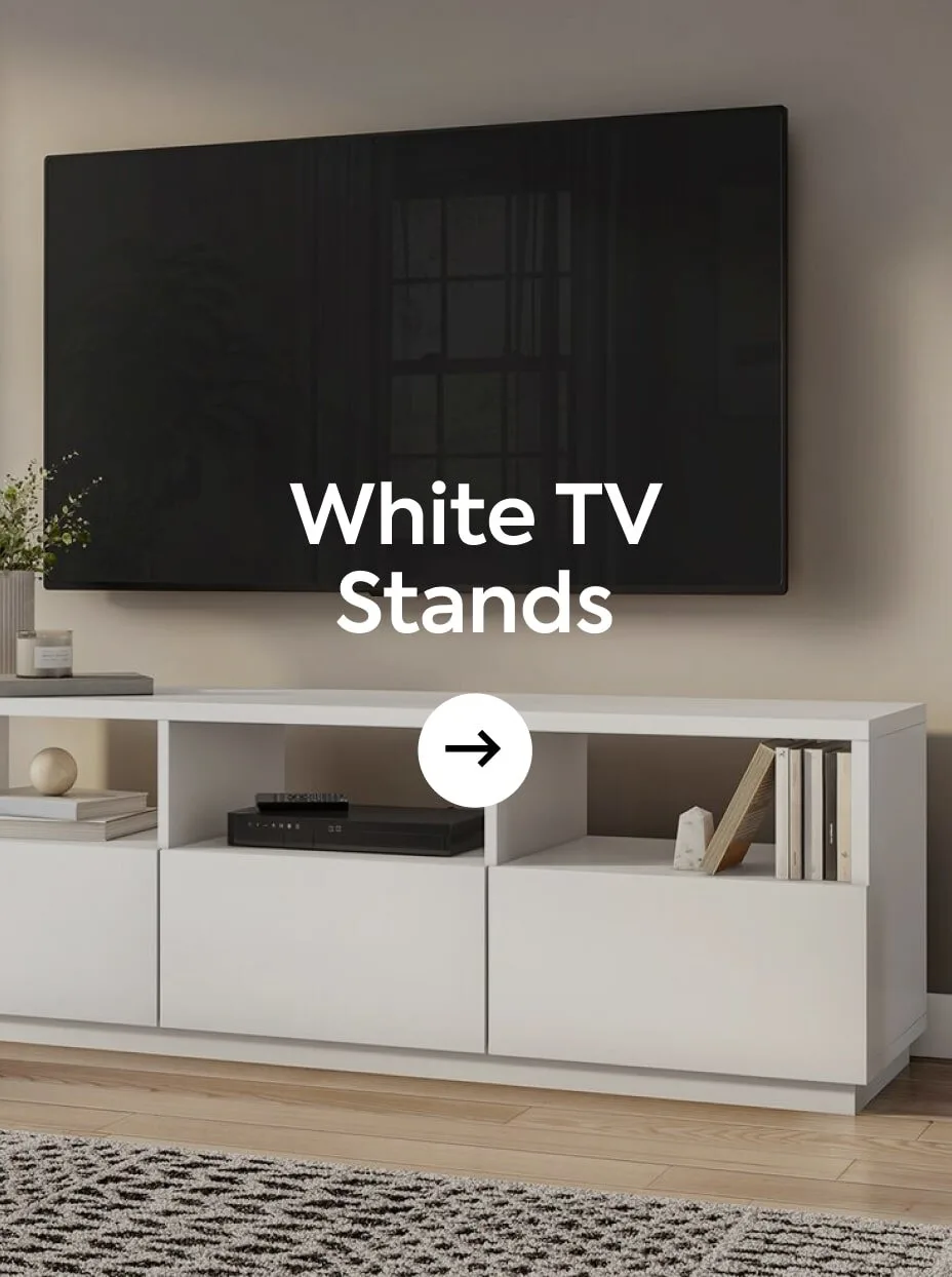 White TV Stands