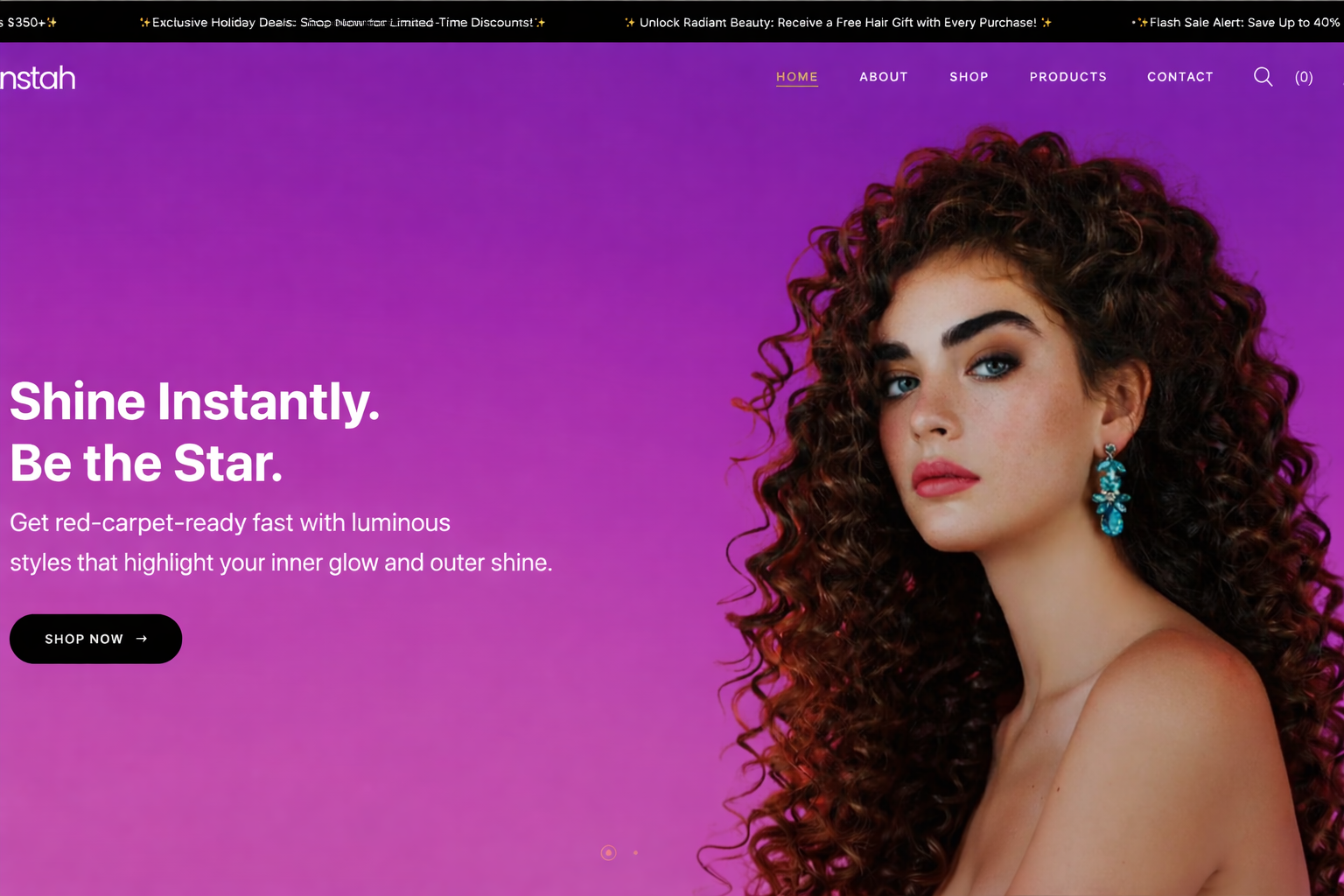 Enstah Hair E-commerce