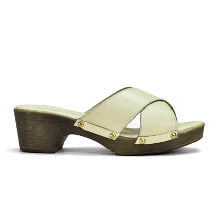 MA703 Sandalias elegantes para dama plataforma tipo madera
