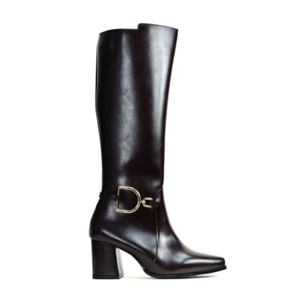 MA4571 Bota Larga para dama 6 cm de tacon