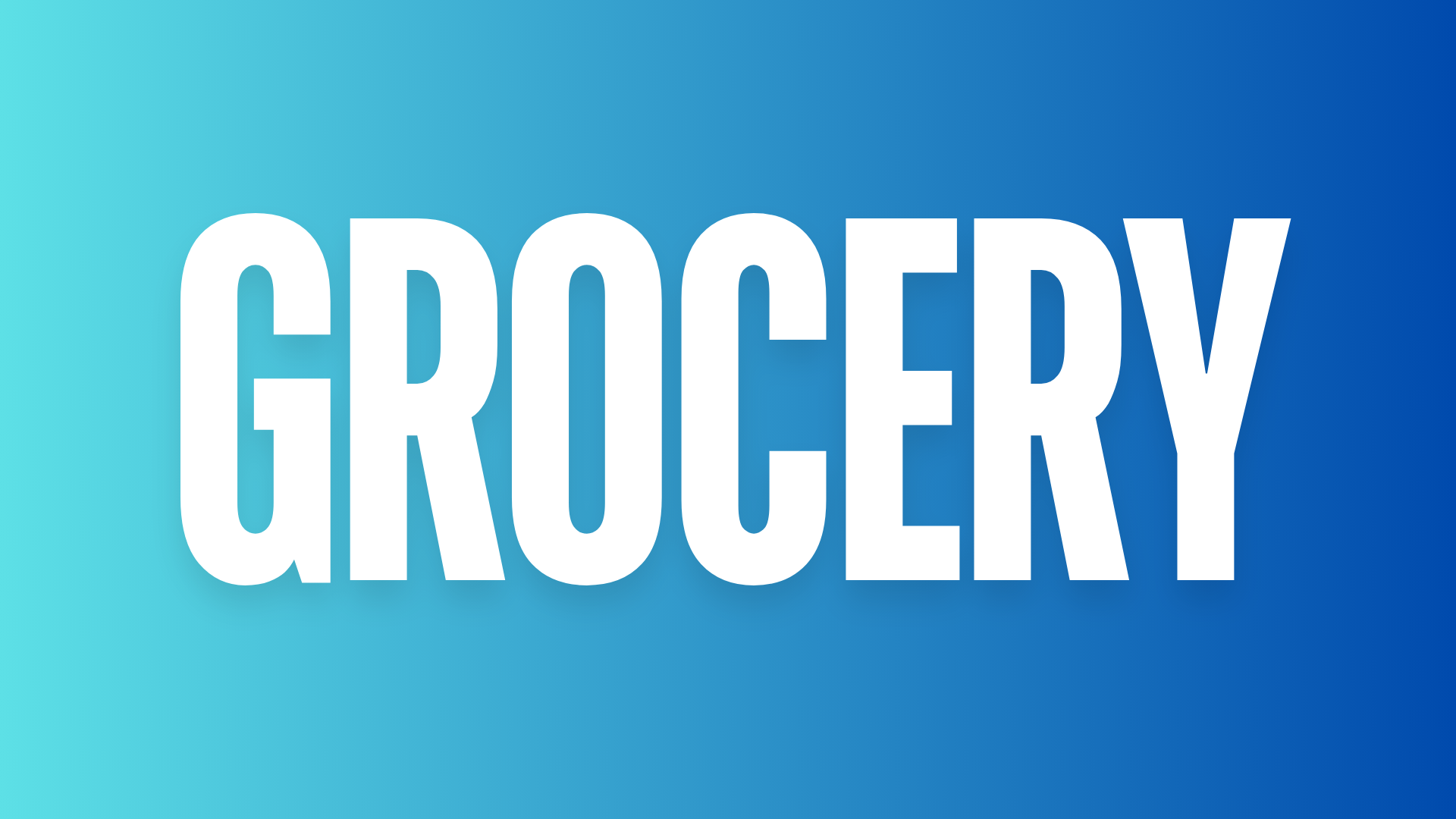 Grocery Web App Screenshot