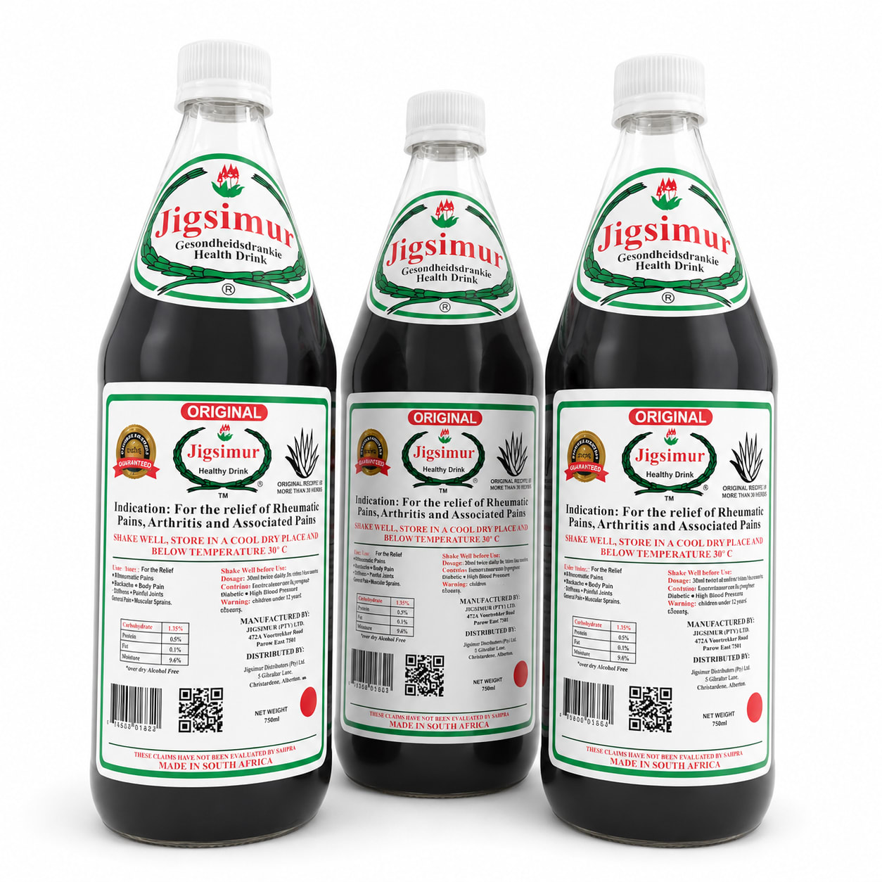 Jigsimur Herbal Medicine 500ml 2-Pack — on xHerbs Store Nigeria