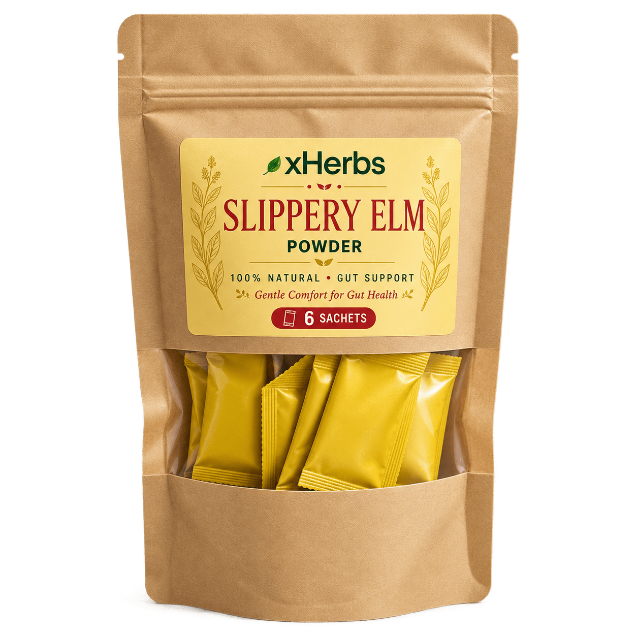 Slippery Elm Extract for ulcers – 6 sachets — on xHerbs Store Nigeria
