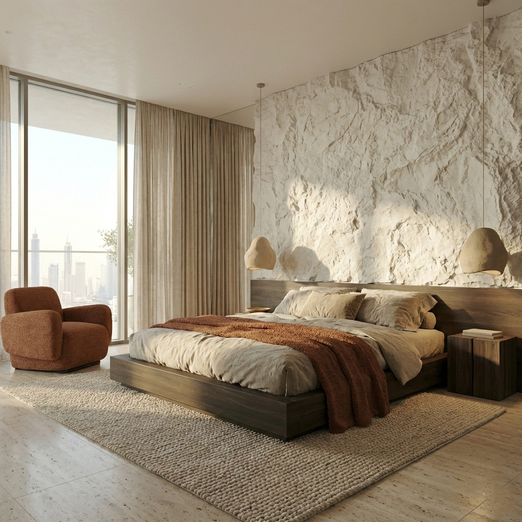 Warm Master Bedroom Design