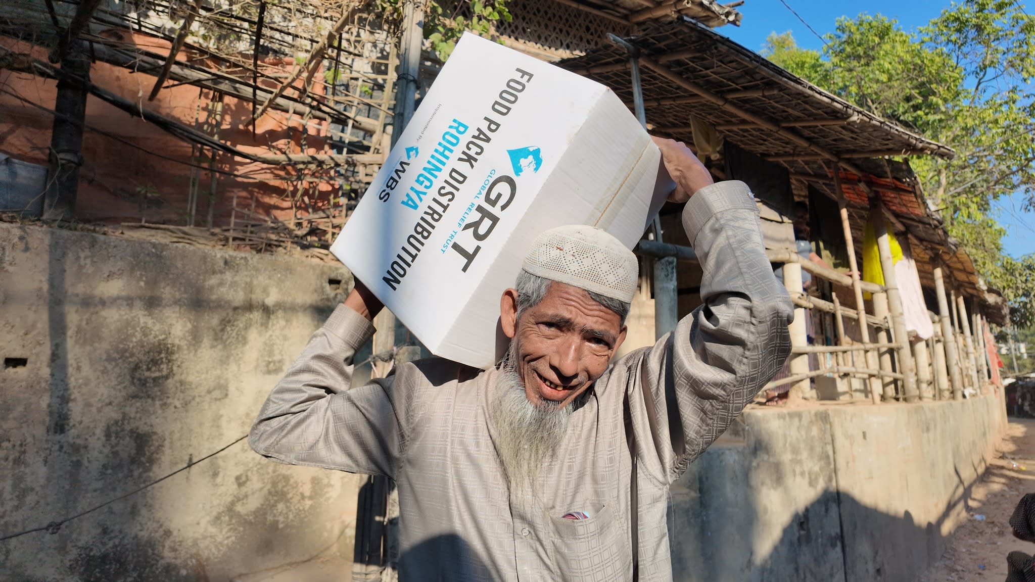 Food Pack Distribution. Rohingya Refugee Camp Camp–16 Ukhiya, Cox’s Bazar. (December-2025)