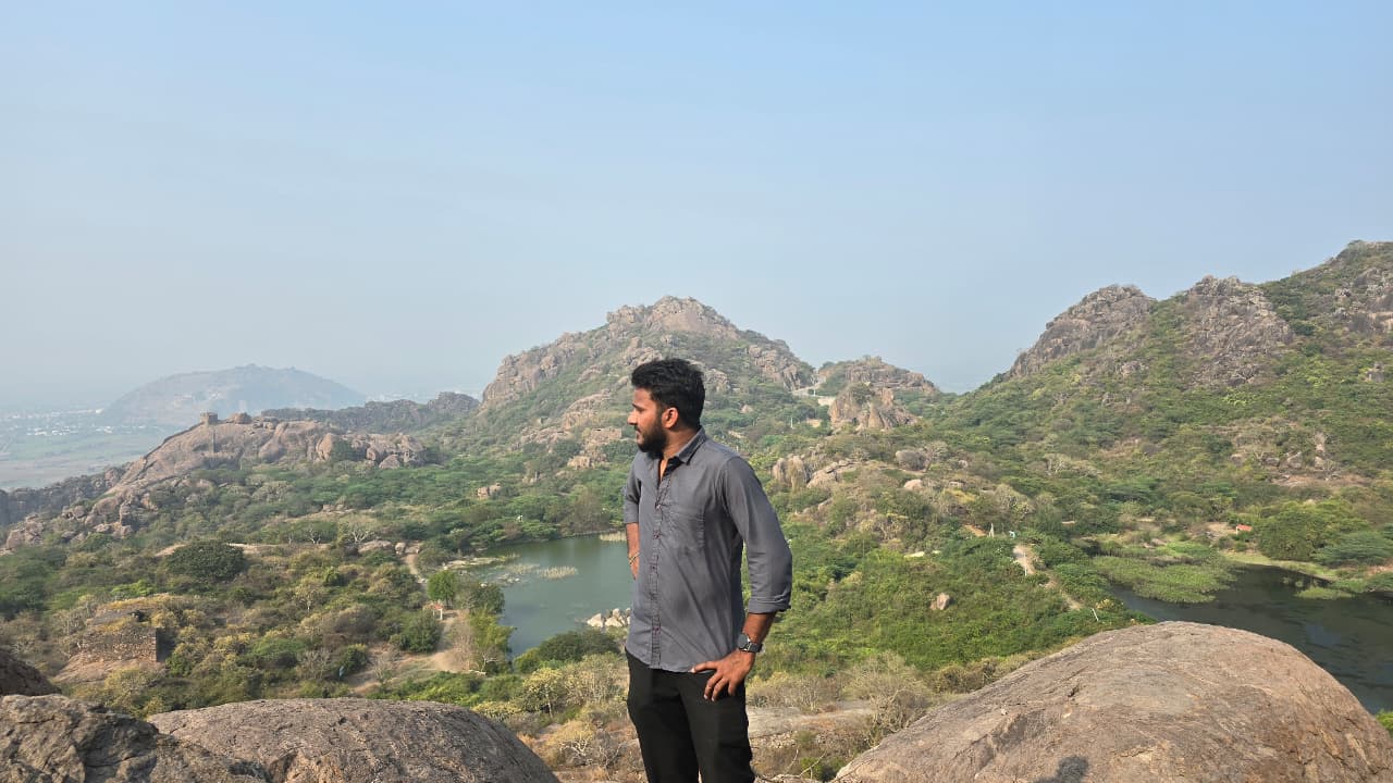 Memory from Kondaveedu Fort at Andhra Pradesh: Kondaveedu Fort is a historically significant ancient hill fortress located in Kondaveedu