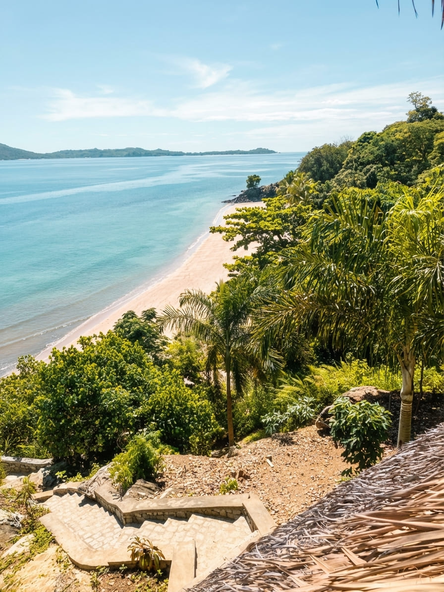 Accès à la plage