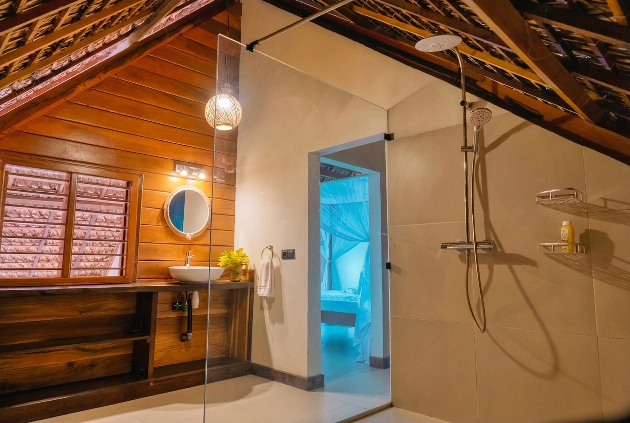 Salle de bain à l'étage