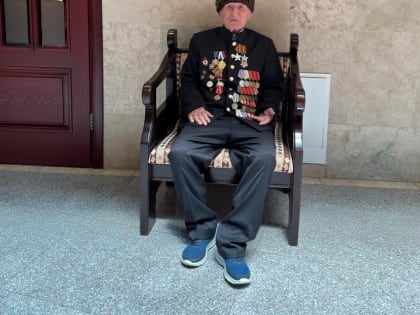 Ветеран Великой Отечественной войны Ибрагим-Паша Садыков направляется в Москву для встречи с Президентом России Владимиром Путиным