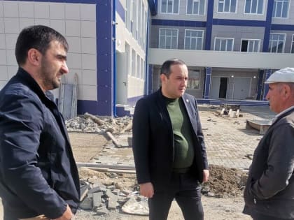 Новая школа в селе Герга: строительство близится к завершению