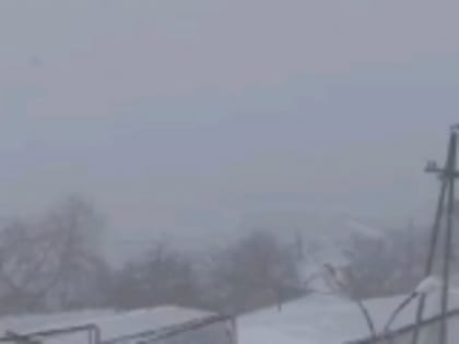 В Гумбете бушует снежная буря, Харибский перевал закрыт