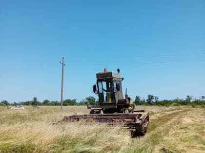 В районе идет заготовка кормов