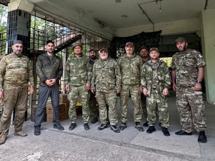 Гуманитарная помощь для бойцов батальона «Каспий»