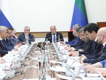 Абдулмуслим Абдулмуслимов и Сергей Назаров обсудили вопросы развития Дагестана