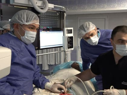 Впервые в Дагестане внедрена новейшая методика лечения критической ишемии нижних конечностей