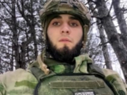 Участник СВО, боец противотанкового подразделения Мухаммад Сайгидов из села Мехельта награждён медалью «За воинскую доблесть»