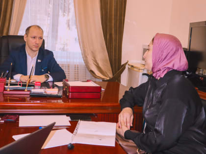 Депутат дагестанского парламента Гасан Османов провел личный прием граждан