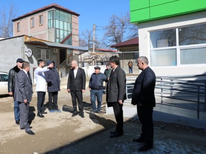 Парламентская делегация ознакомилась с деятельностью объектов здравоохранения Казбековского района