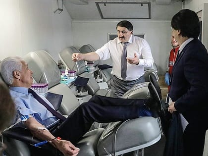 Была организована акция по сдаче крови для пострадавших в Дагестане и Севастополе