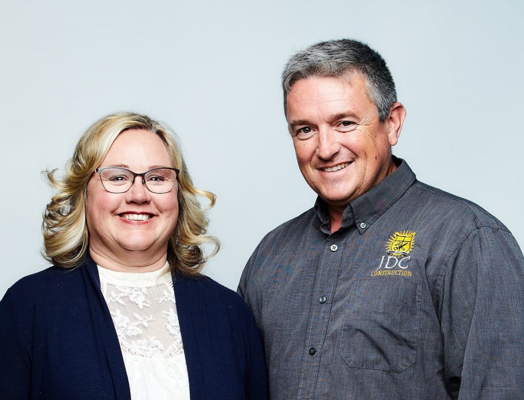 Jason and Lisa Cox, Owners of JDC Construction