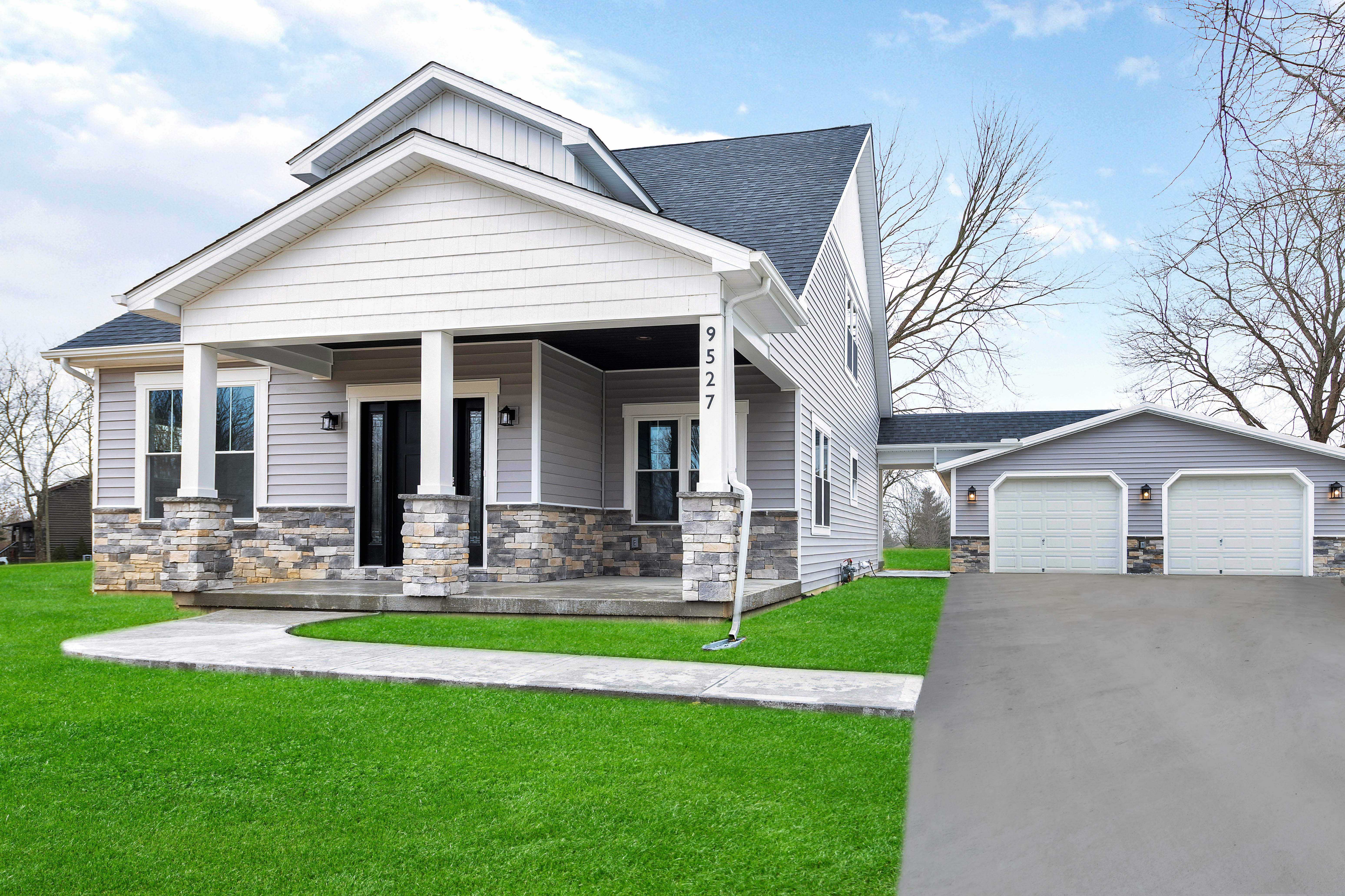 Alice custom home completed by JDC Construction in Southeast Indiana