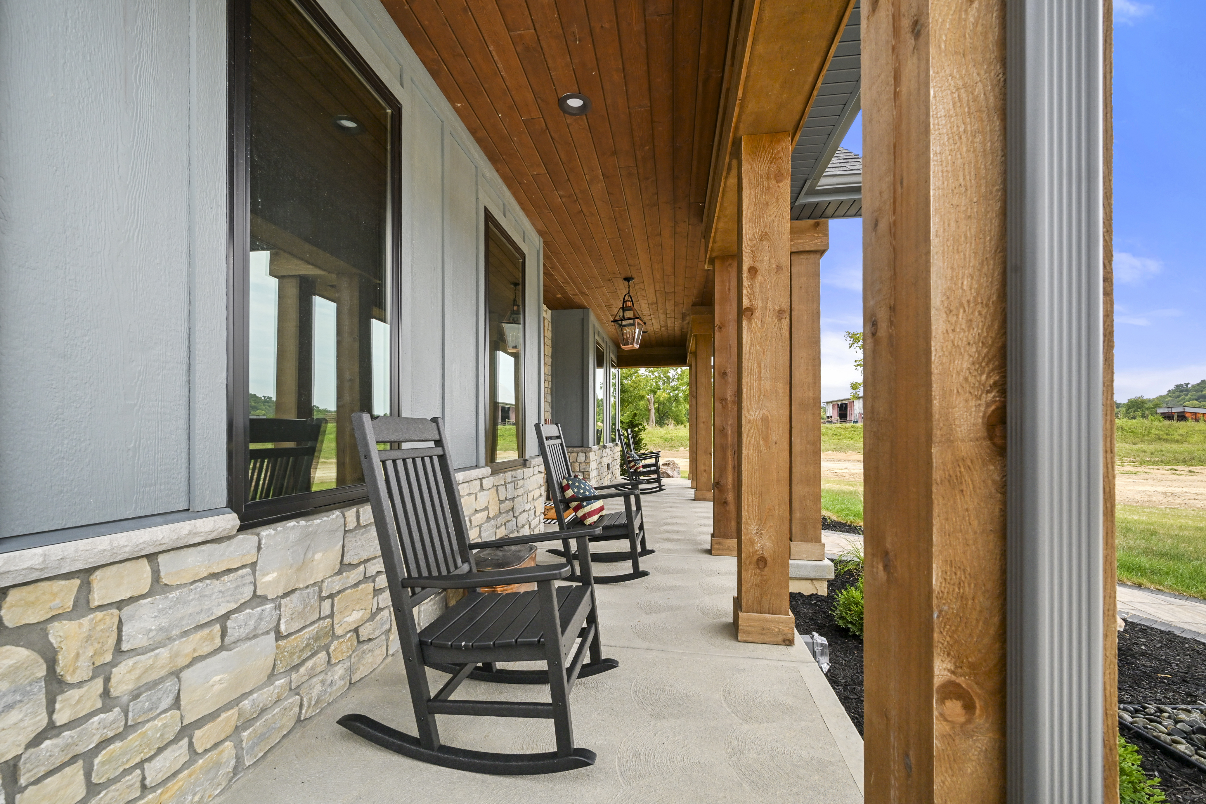 Completed custom home — Caudill Residence by JDC Construction