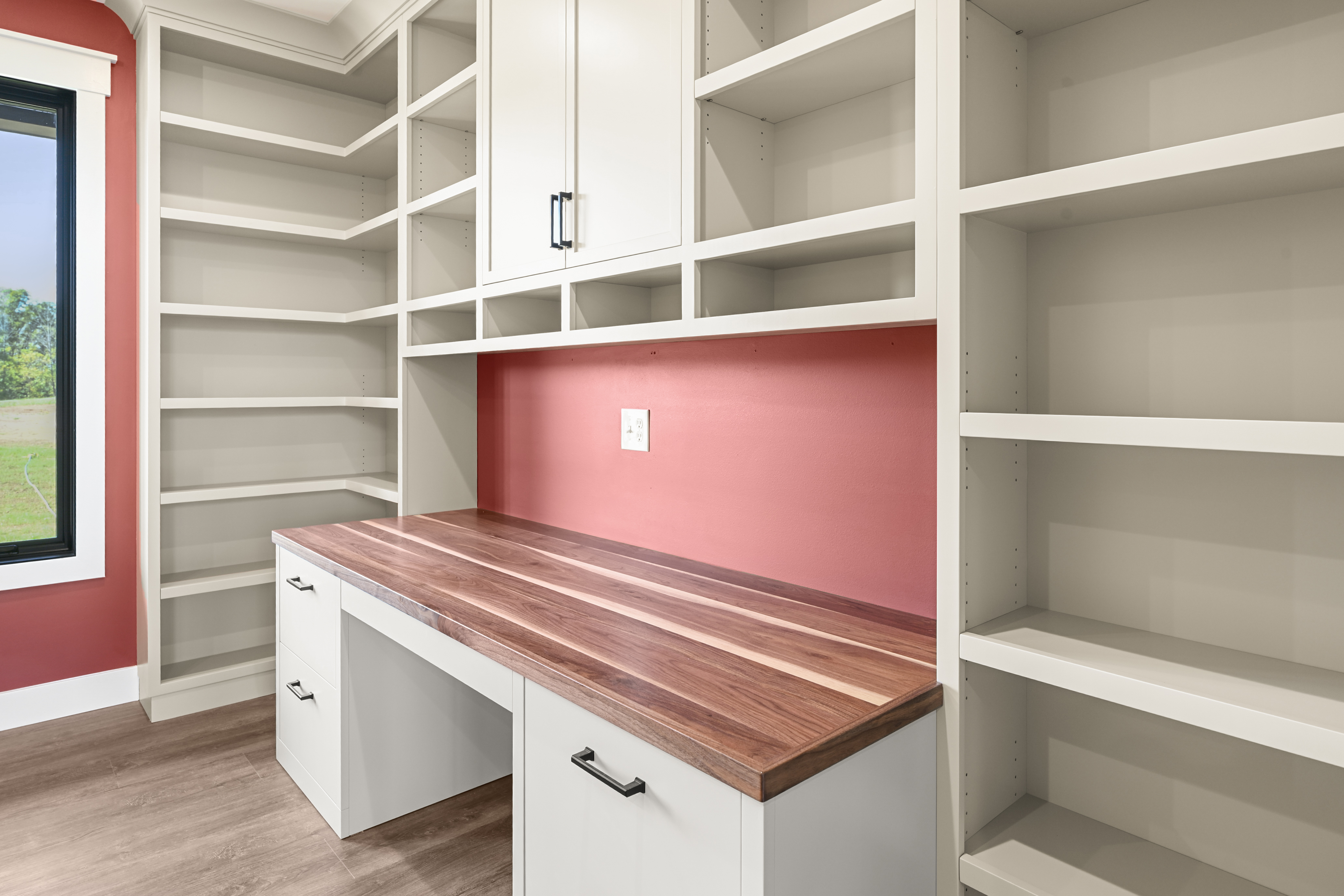 Dining area open to kitchen in Drouge remodel