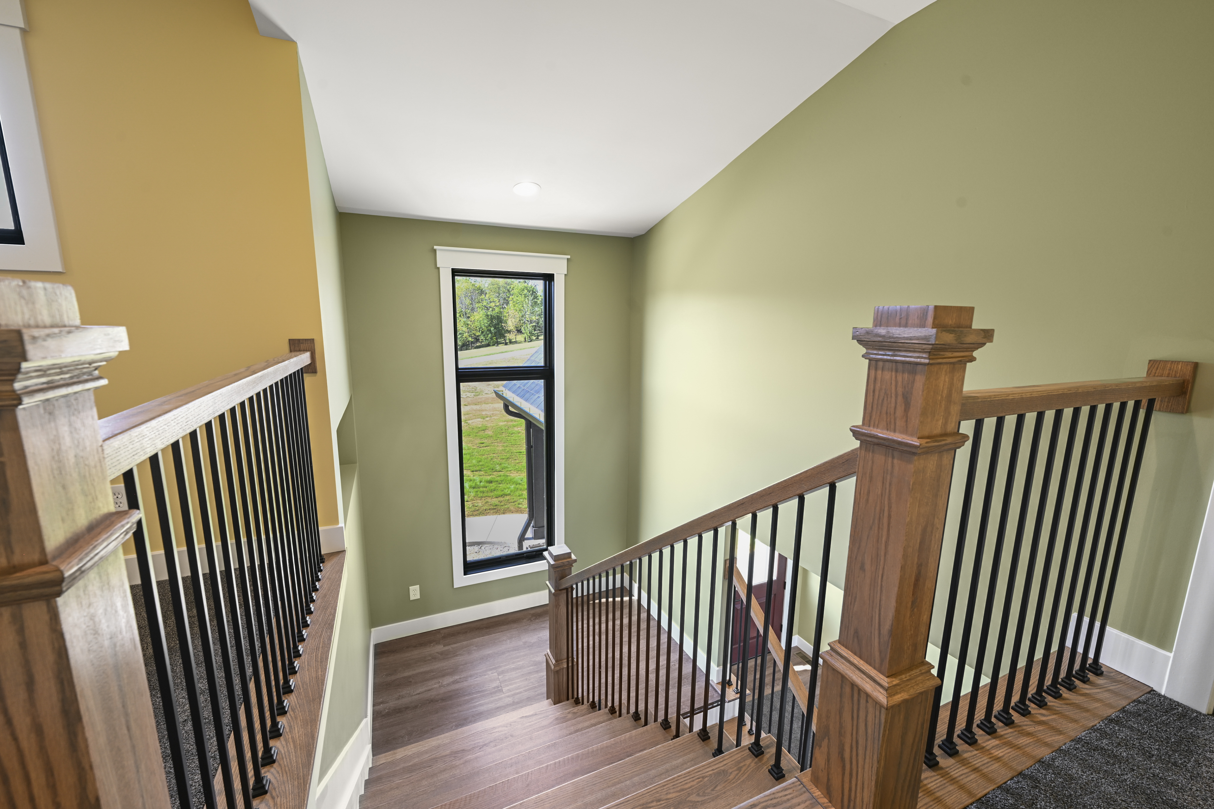 Trim and casing detail in remodeled Drouge residence