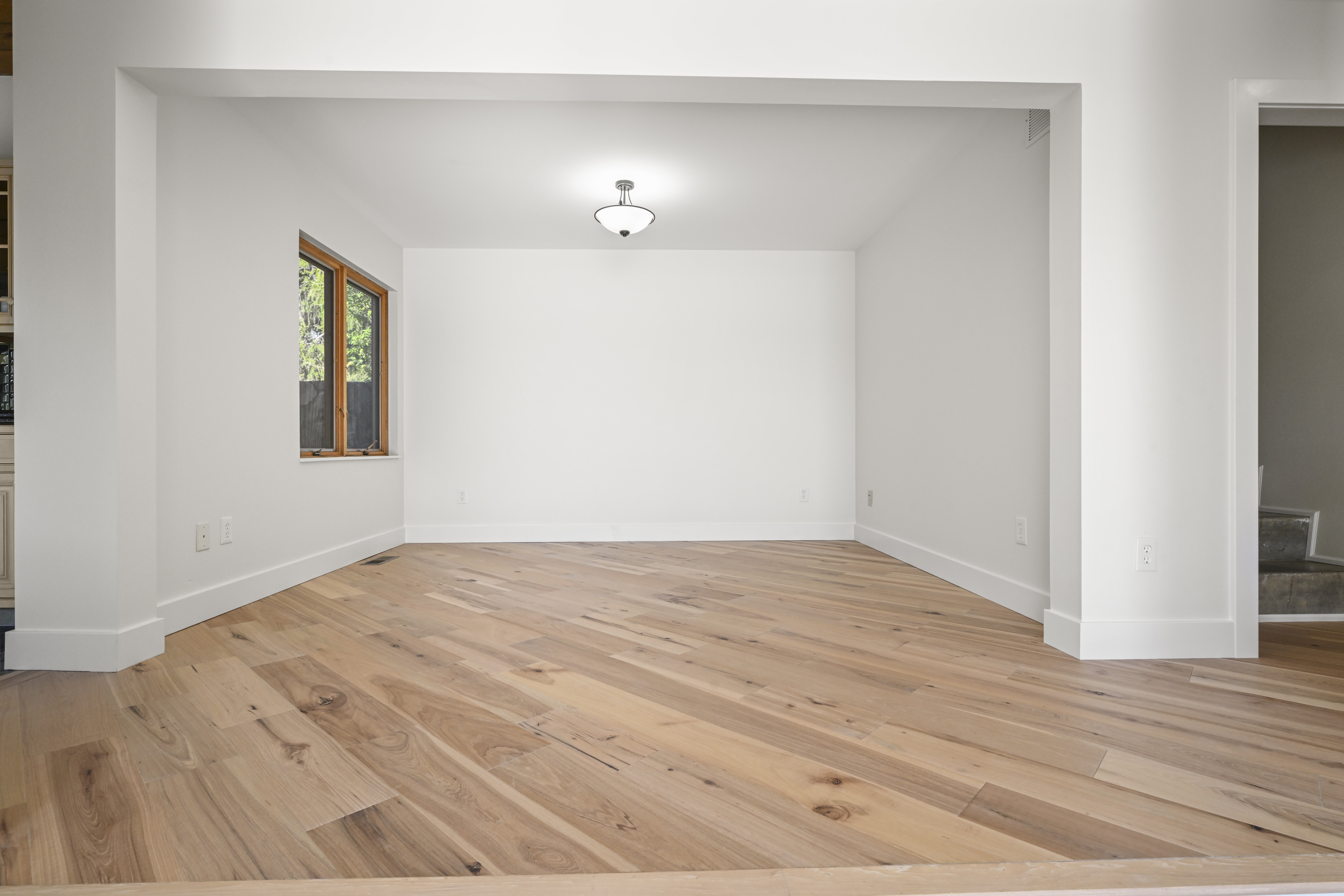 Master bedroom with natural light in Lawrenceburg home