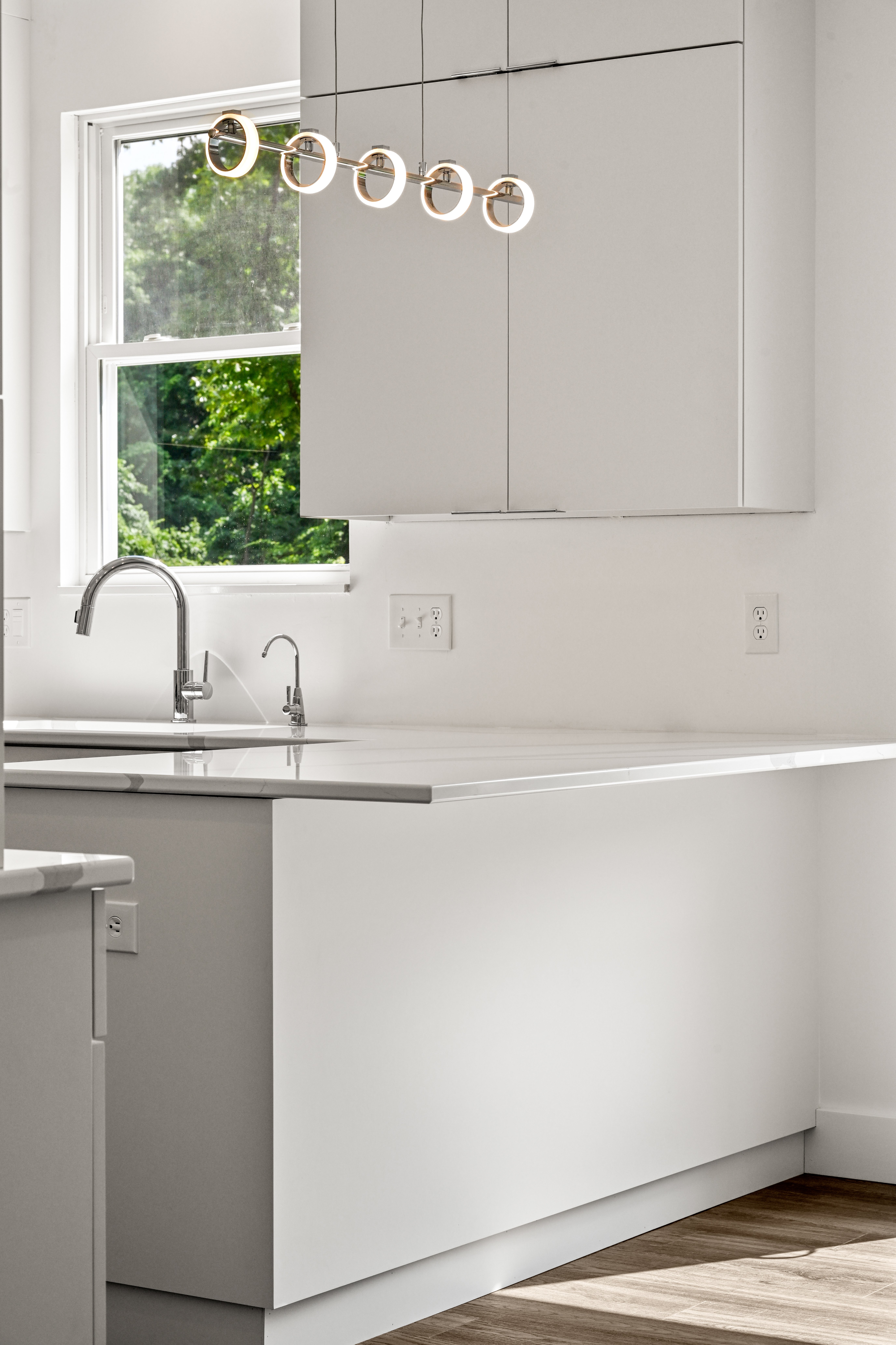 Custom millwork and trim detail in Cameron residence