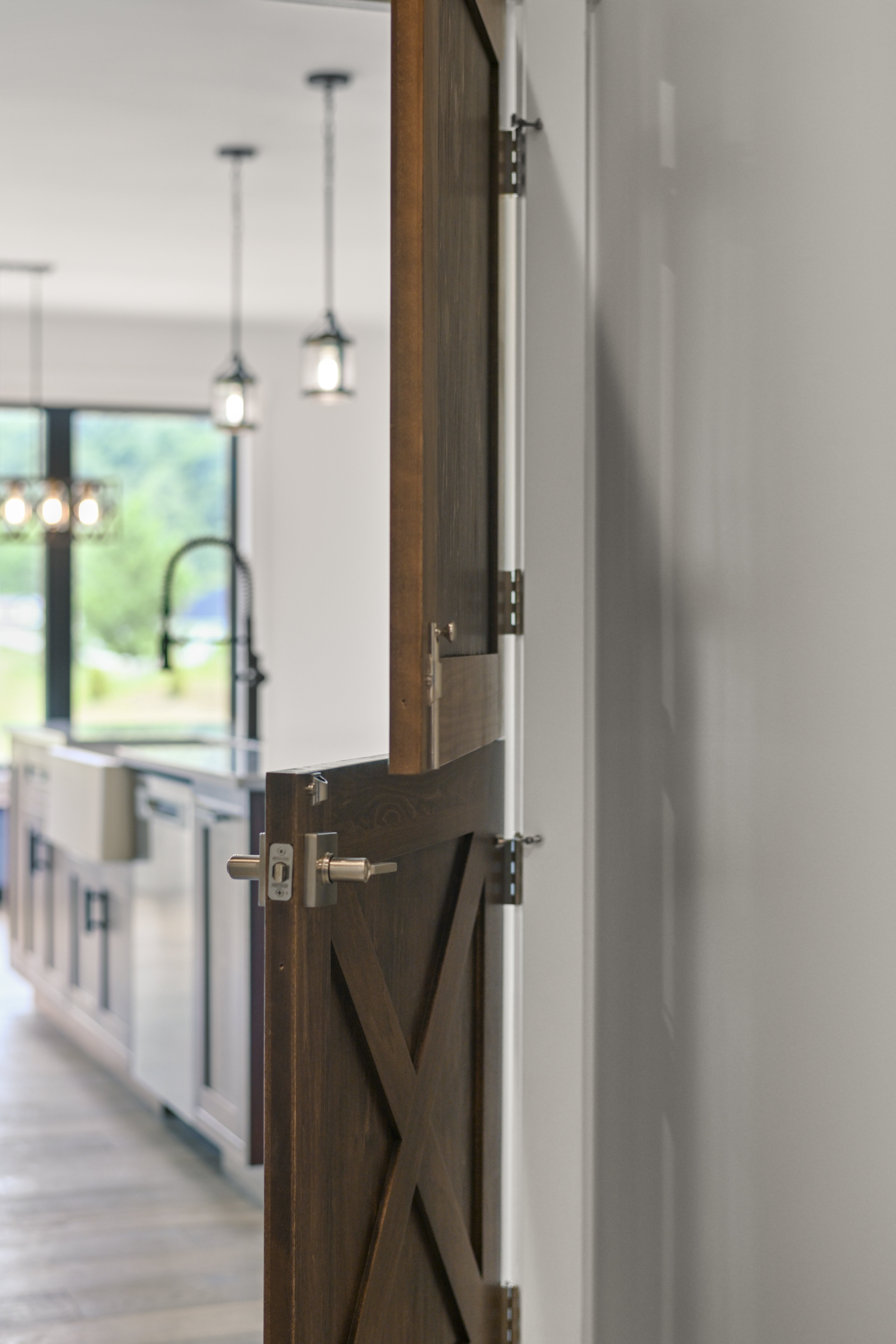 Basement storage and mechanical room in custom home