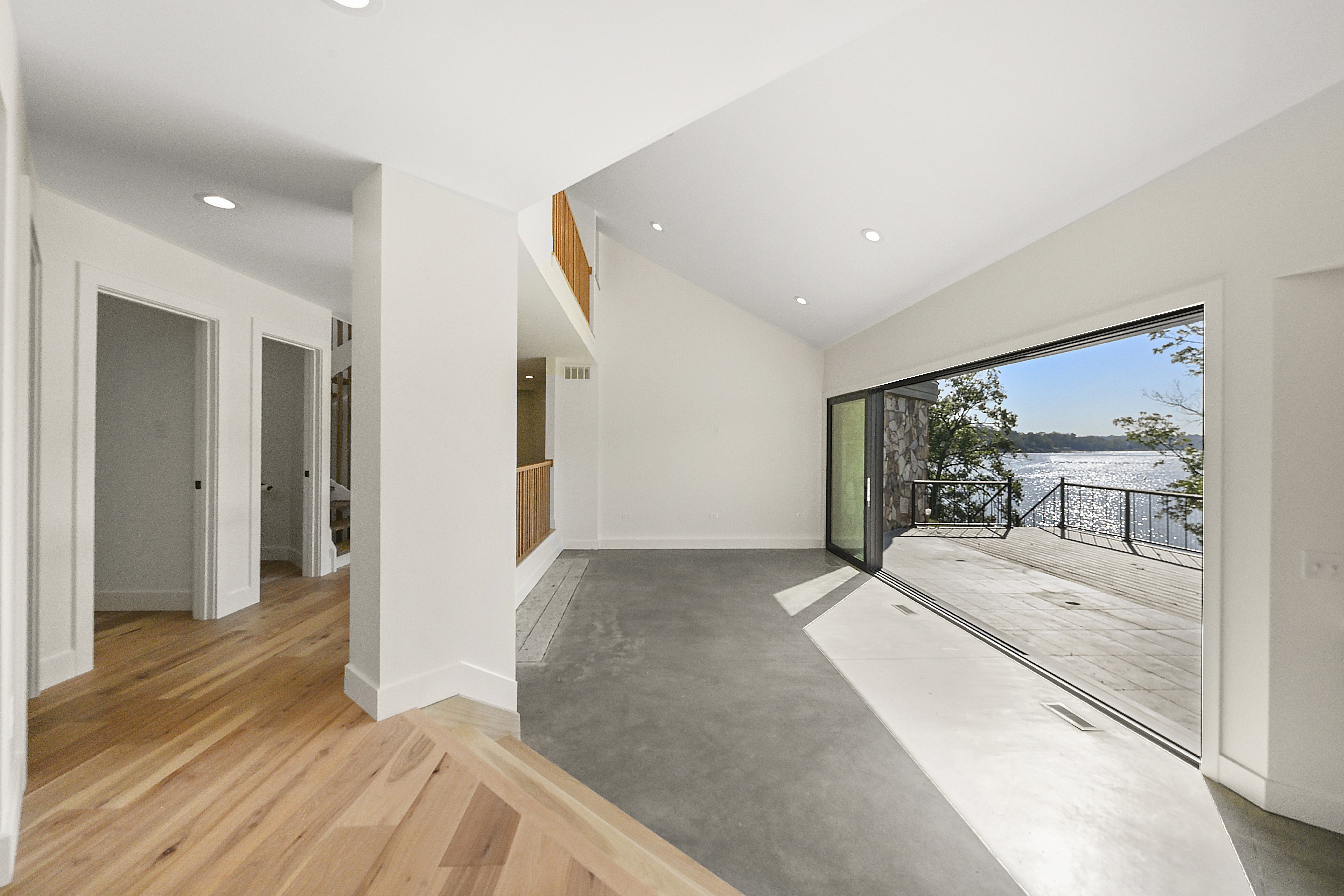 Kitchen with island and stainless appliances in Perfect home