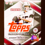 2026 Topps Flagship Football Mega Box englisch versiegelt