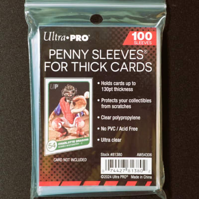 Ultra PRO 130PT Thick Card Sleeves (100 Stück) englisch