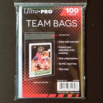 Ultra PRO Team Bags Resealable Sleeves (100 Stück) englisch