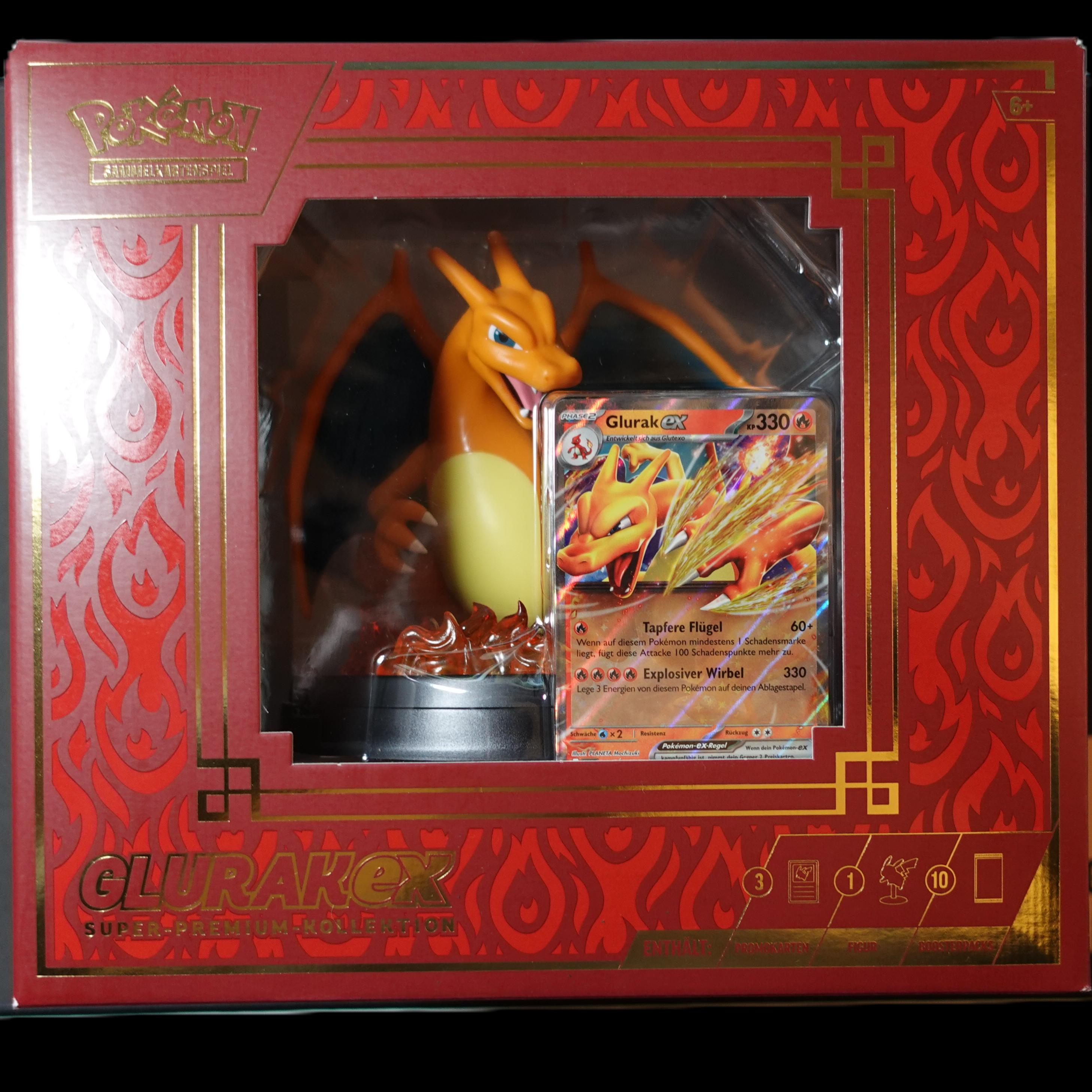 Pokémon Glurak-ex Super Premium Kollektion deutsch versiegelt