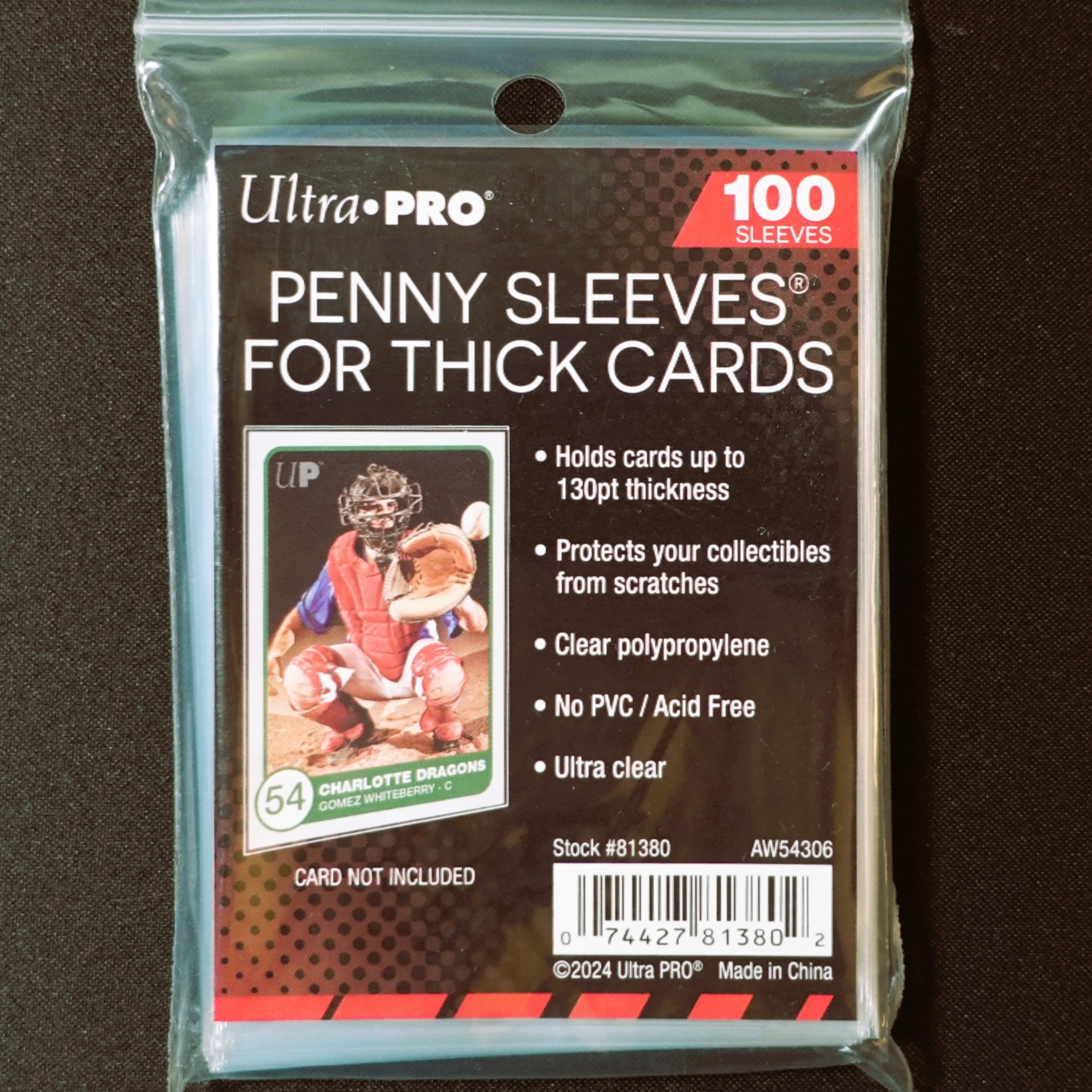 Ultra PRO 130PT Thick Card Sleeves (100 Stück) englisch